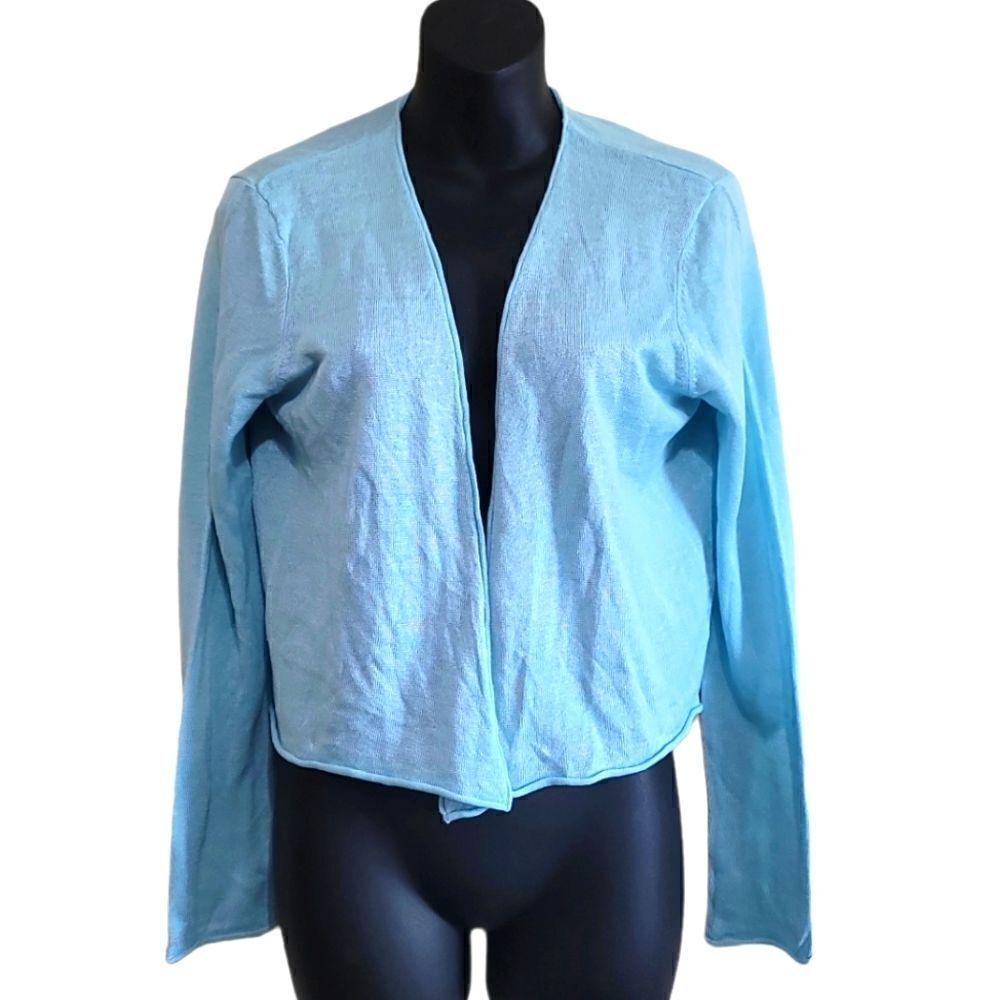 J.Jill Blue Lightweight Sweater Sz Medium